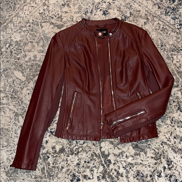 NWOT Express Motor Jacket in Cognac - Picture 1 of 4